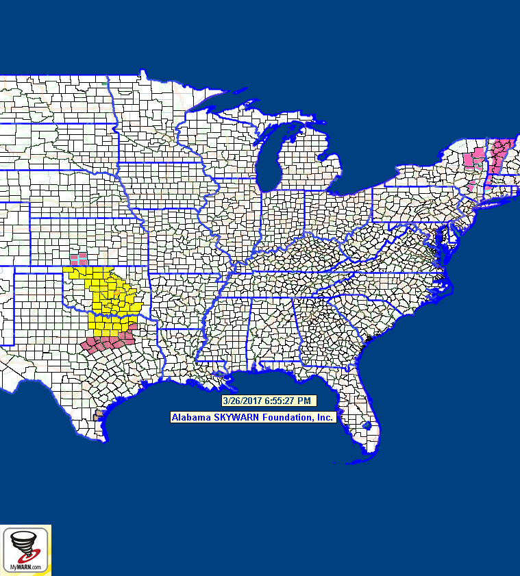 Watch/Warning Map